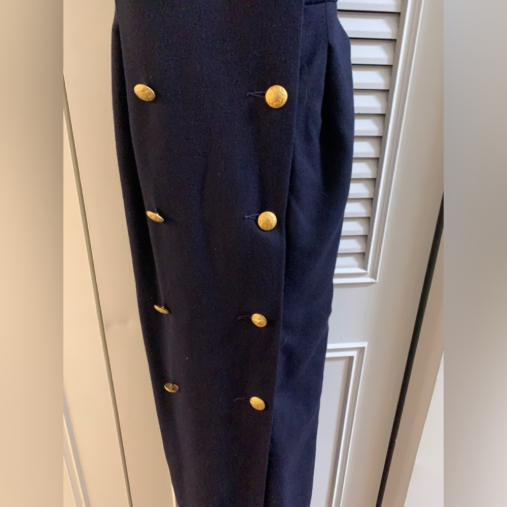 Vintage Brooks Brothers Belted Wool Dress - Picture 4 of 15